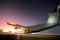A C-5M Super Galaxy stands ready for refueling at Camp Marmal, Afghanistan, on 26 January 2013.